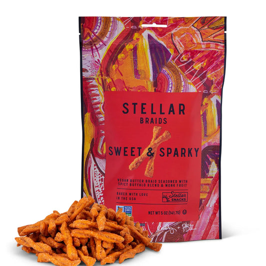 Stellar Pretzel Braids - Sweet & Sparky - 5oz